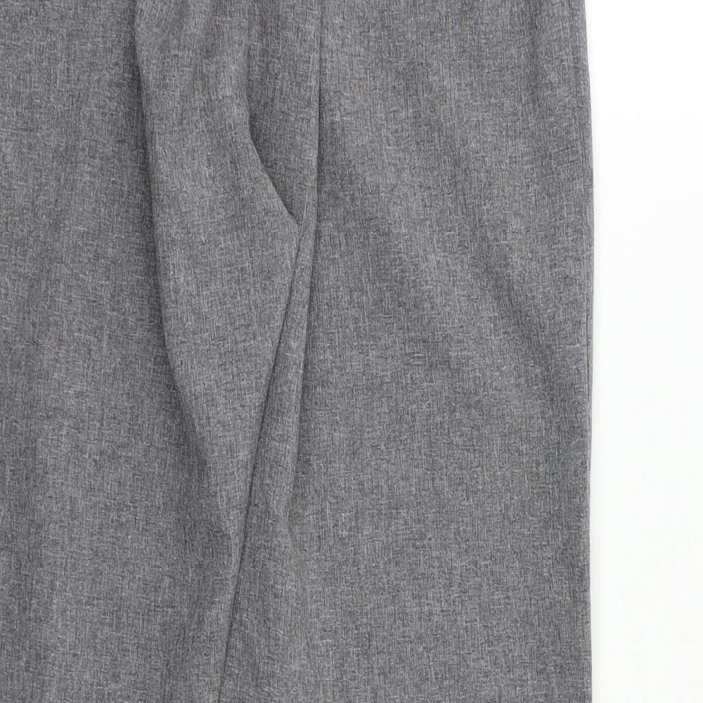 Preworn Womens Grey Trousers Size 12 L27 in