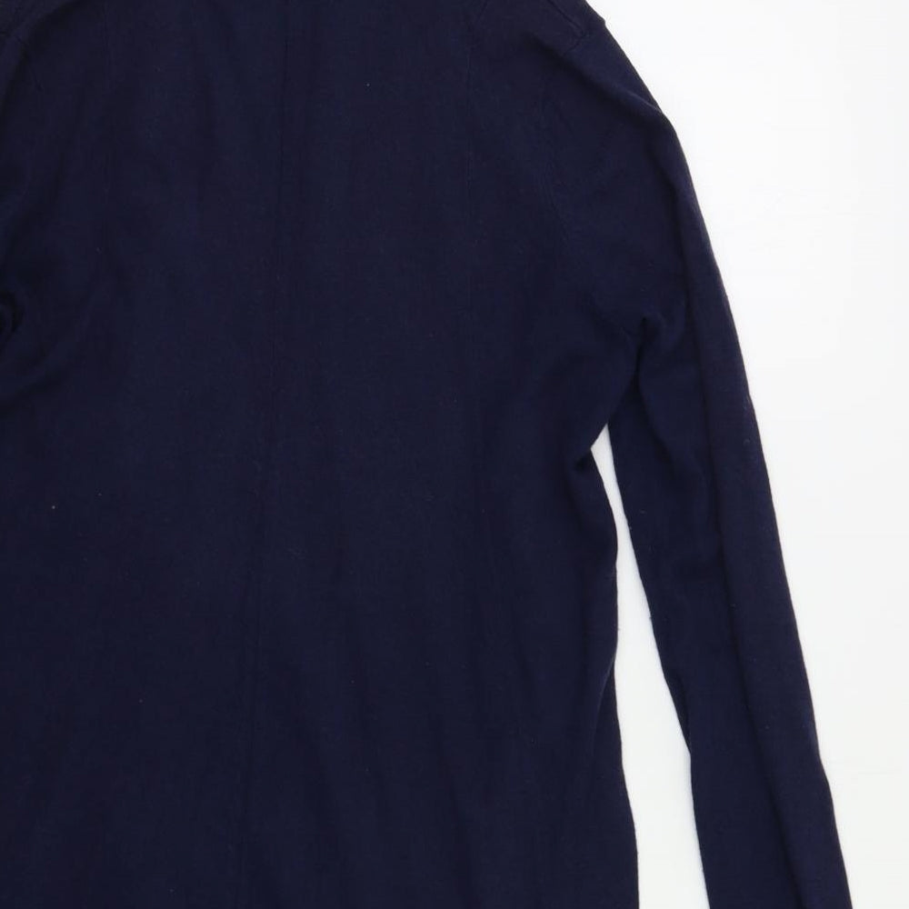 rM&S Womens Blue Cape Jumper Size 12