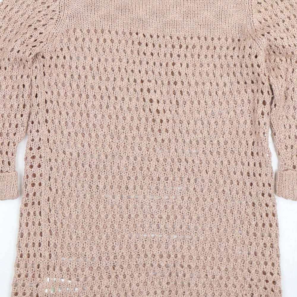 Matalan Girls Pink Pullover Jumper Size 12-13 Years
