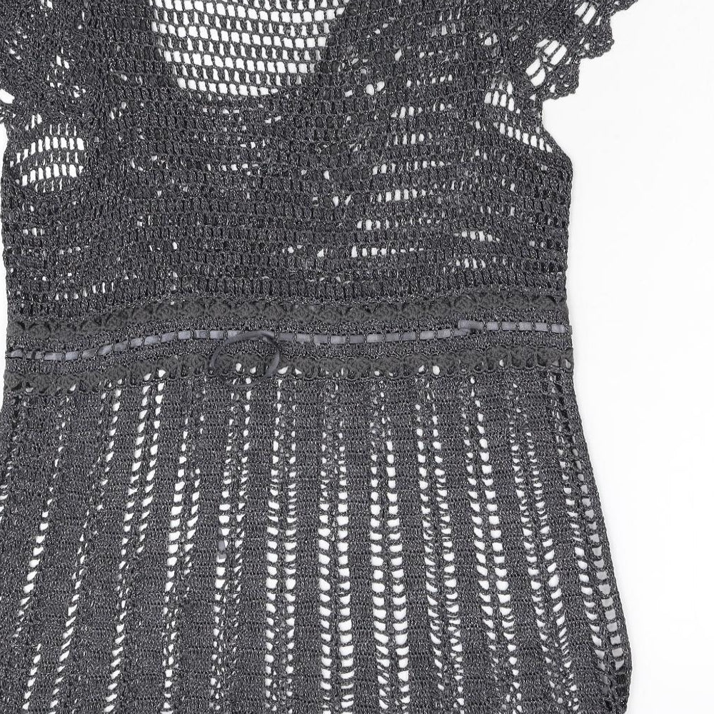 Marks & Spencer Womens Grey Knit Pullover Jumper Size M