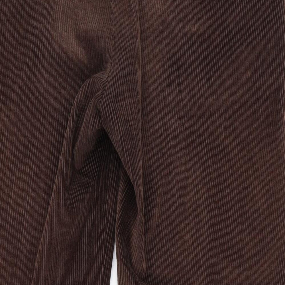 Preworn Womens Brown Trousers Size XS L30 in