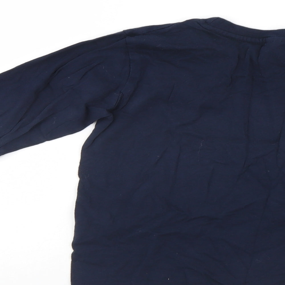 Preworn Girls Blue Top Pyjama Top Size 8-9 Years
