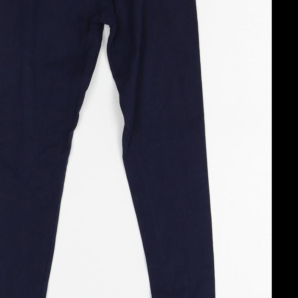 NEXT Girls Blue Jogger Trousers Size 11 Years - legggins