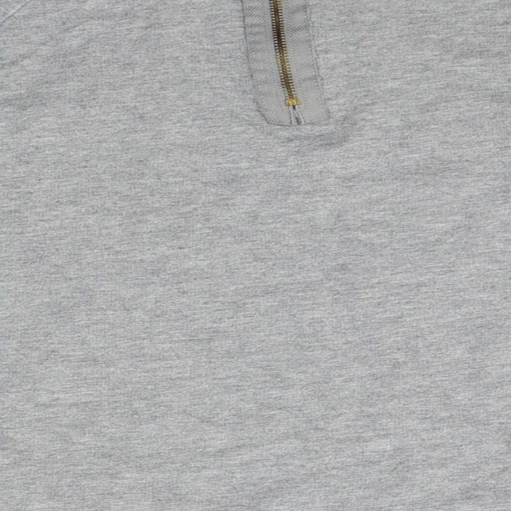 TU Girls Grey Pullover Jumper Size 11 Years - embellished collar