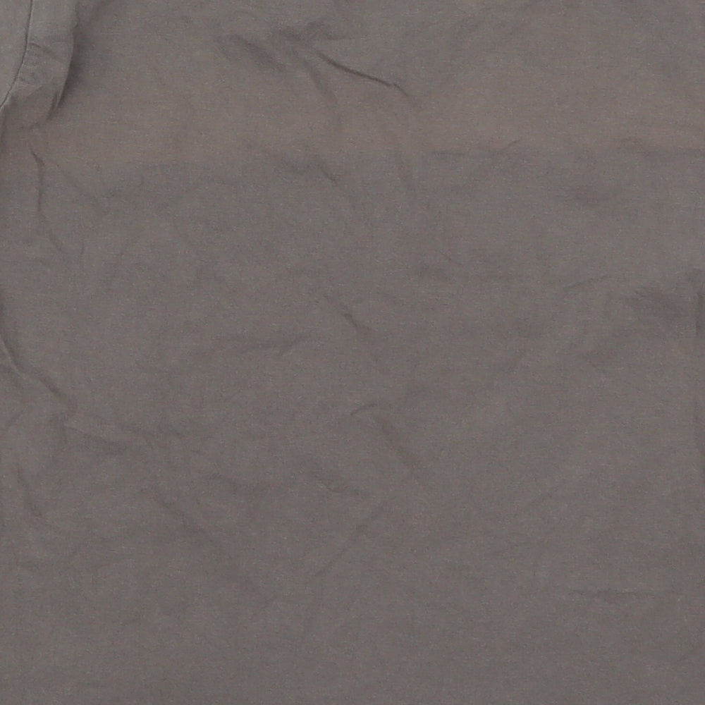 Pia Italia Boys Brown Basic T-Shirt Size 8-9 Years