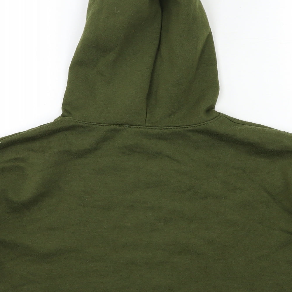New Look Girls Green Pullover Hoodie Size 12 Years