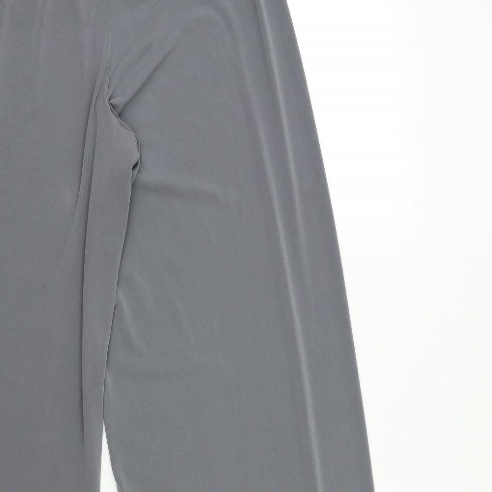 Elevate Womens Grey Trousers Size L L30 in