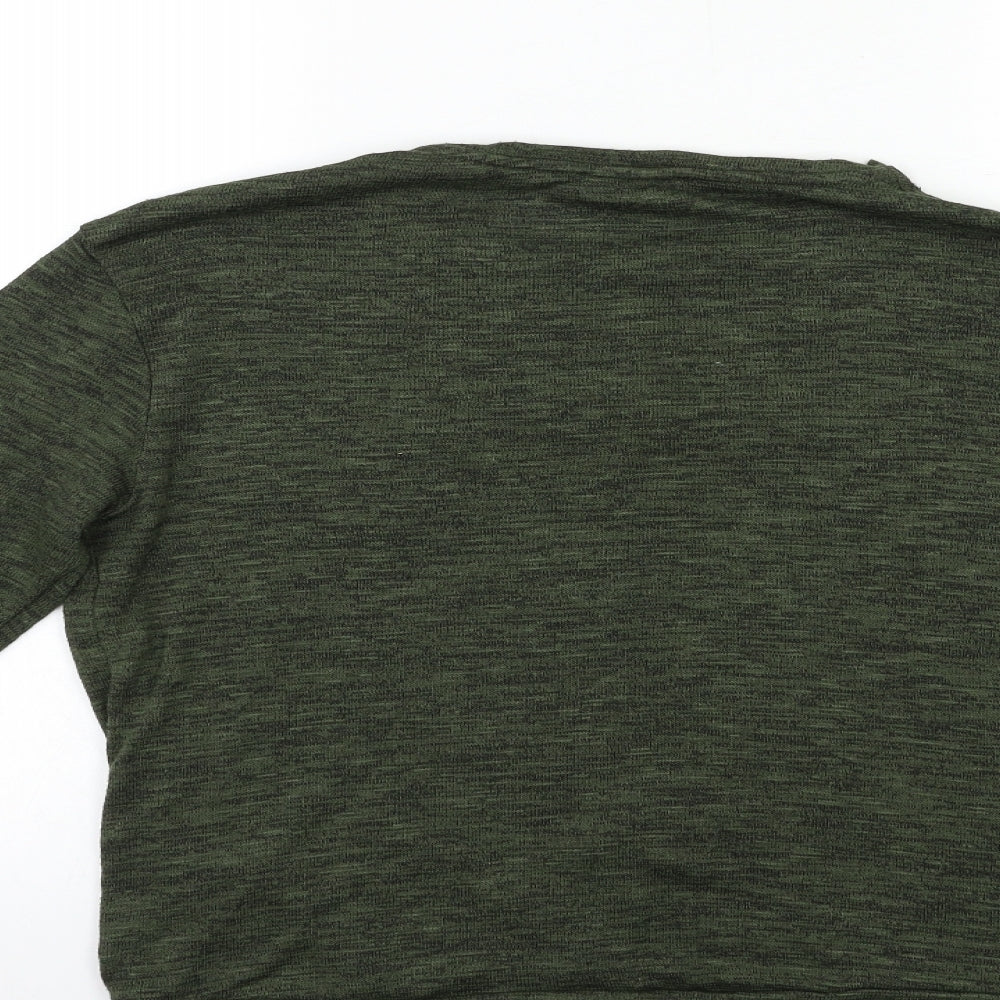 Papaya Womens Green Knit Pullover Jumper Size 14