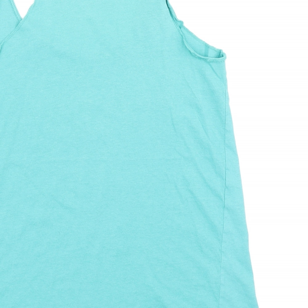Atmosphere Womens Blue Basic Tank Size 8