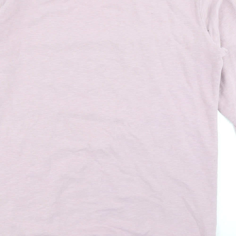 George Womens Pink Pullover Sweatshirt - Longline