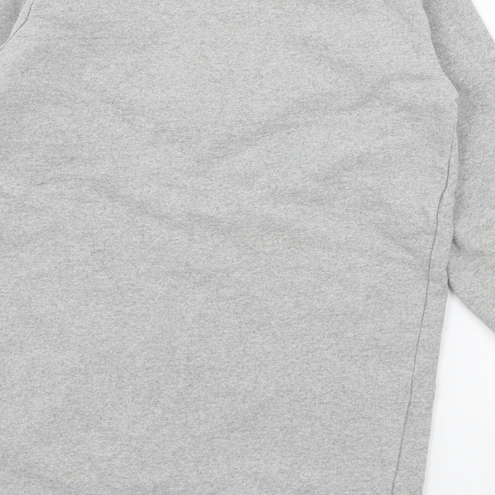 PEP & CO Girls Grey Jersey Pullover Sweatshirt Size 8-9 Years - Crush