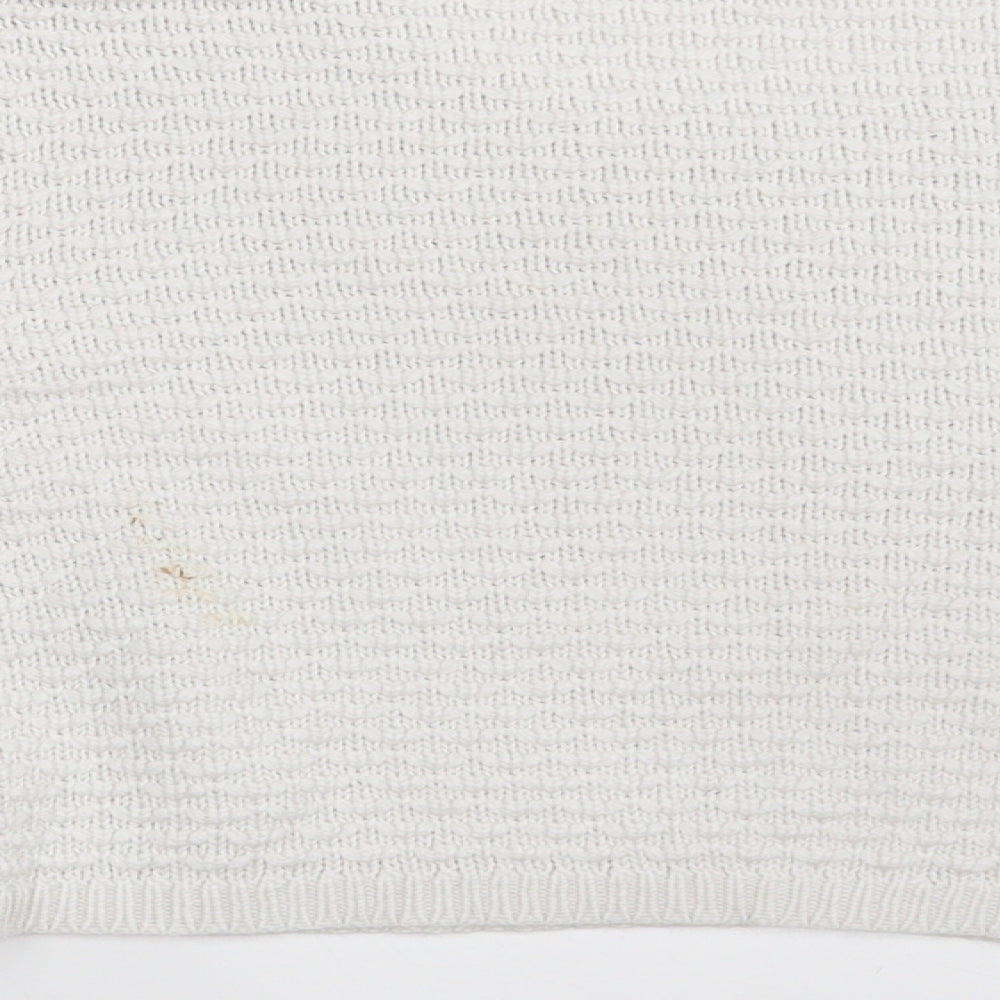 Pull & Bear Womens White Pullover Jumper Size S