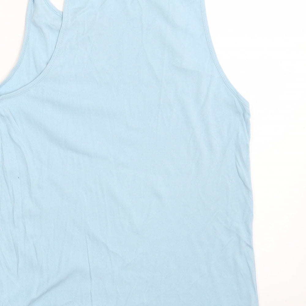 French Connection Mens Blue Basic Casual Size S