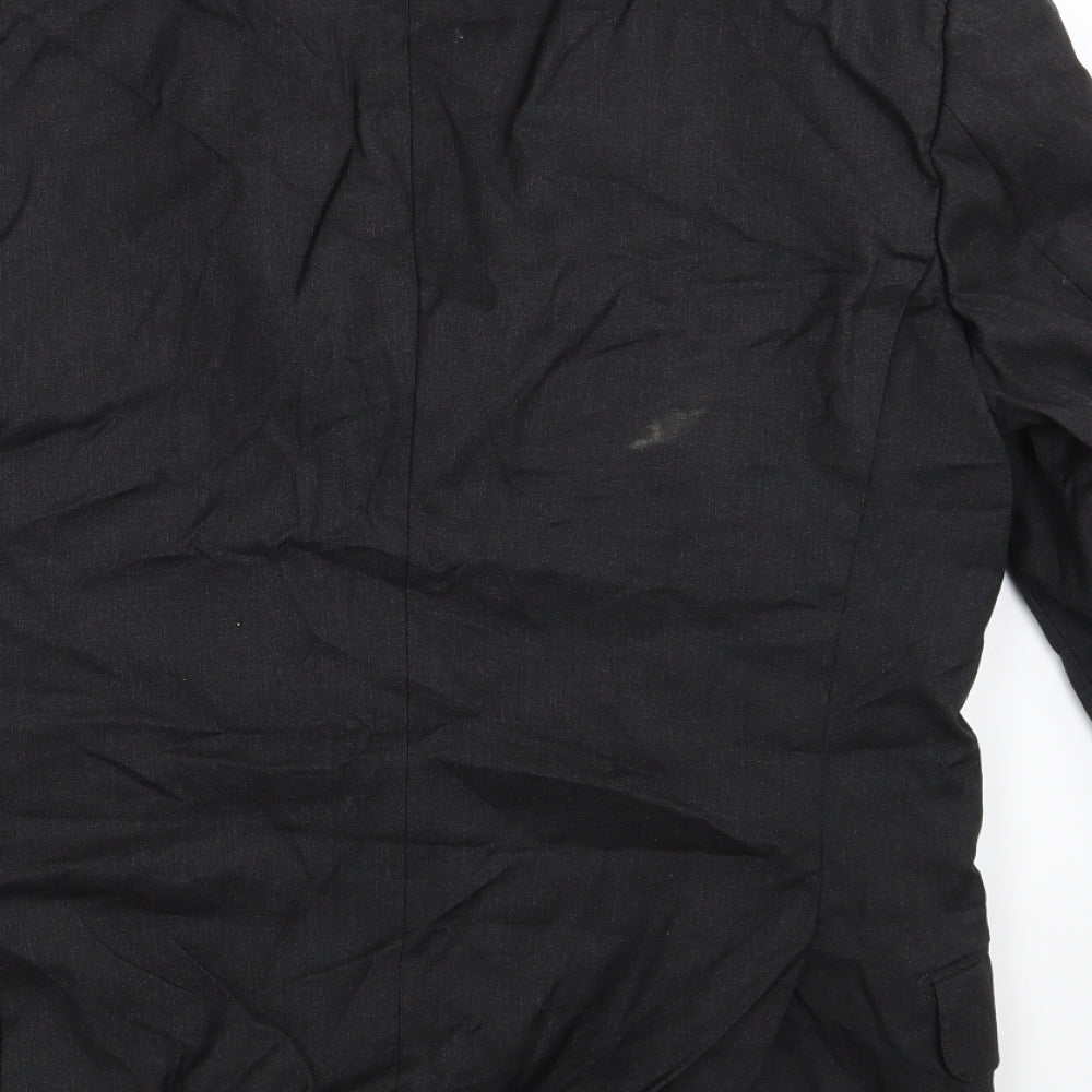 Mark Stephen Marengo Mens Black Jacket Blazer Size 40