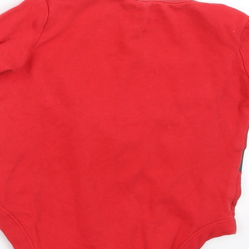 TU Baby Red Basic T-Shirt Size 12-18 Months - santa's little helper