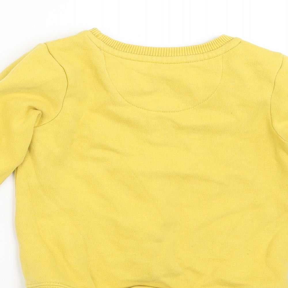 Nutmeg Boys Yellow Pullover Jumper Size 9-12 Months - SMILE