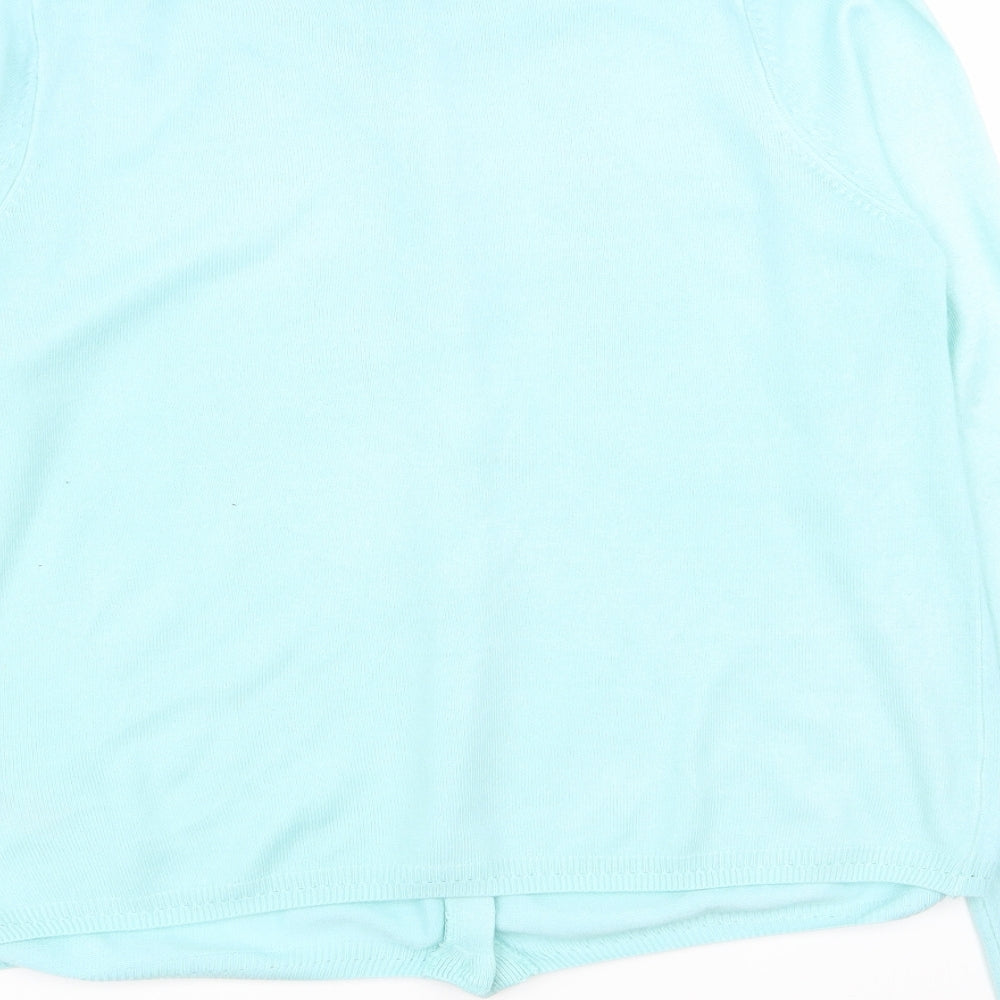Classics Womens Blue Cardigan Jumper Size 12