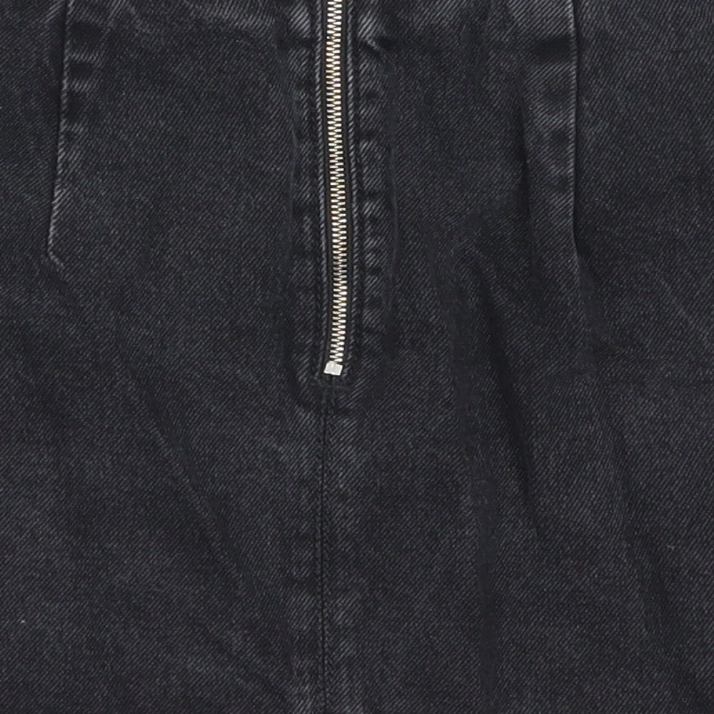 Topshop Womens Black Mini Skirt Size 6