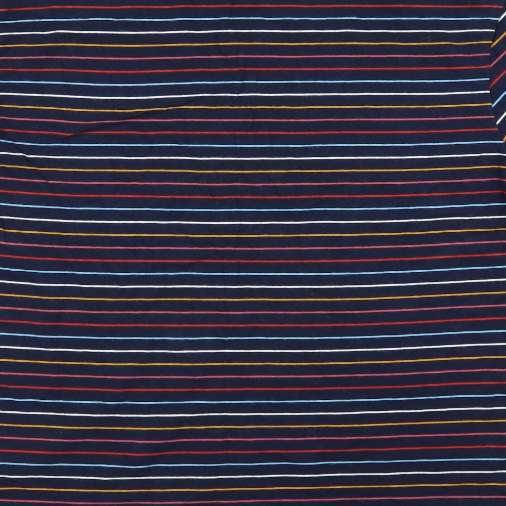 Next Mens Multicoloured Striped Pyjama Top Size S