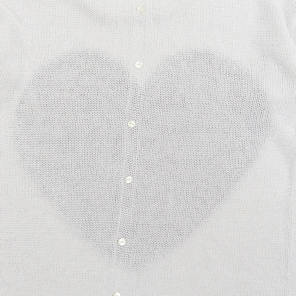 NEXT Womens White Knit Pullover Jumper Size 12