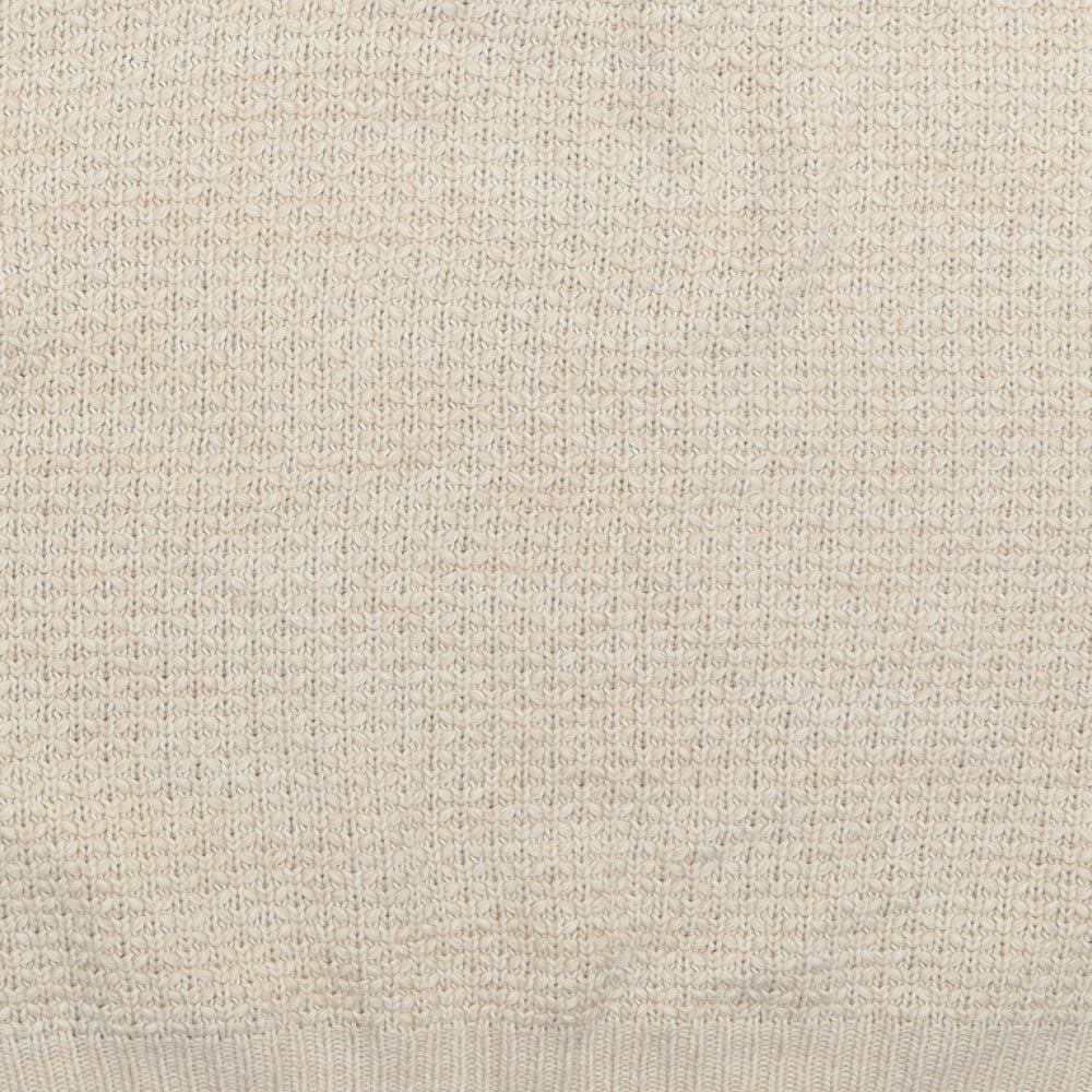 Marks & Spencer Womens Beige Knit Pullover Jumper Size 14