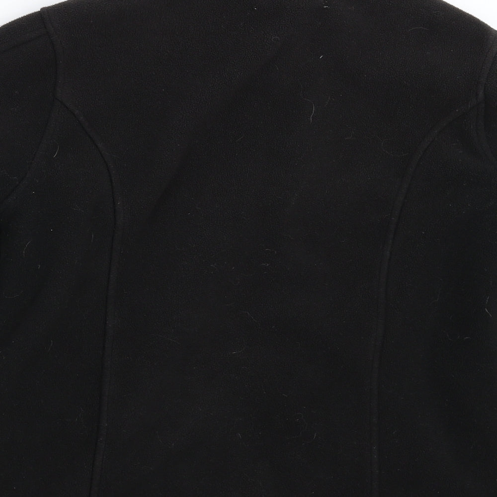 Au Lieu Womens Black Fleece Jacket Size M
