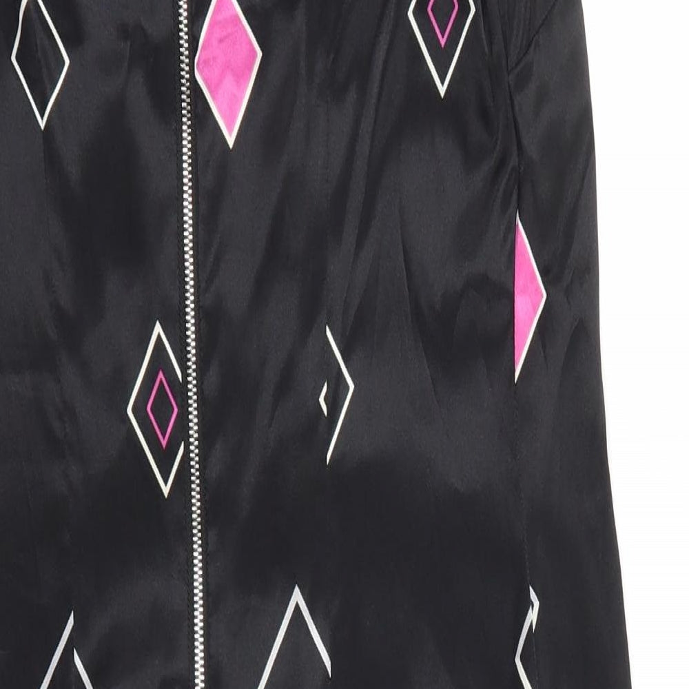 Marina Kaneva Womens Black Polka Dot Fit & Flare Size 10
