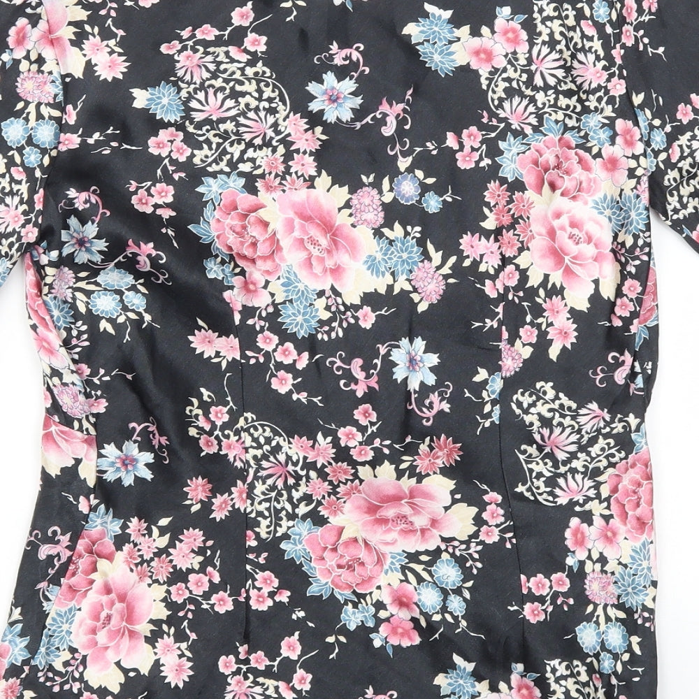 The Collection Womens Multicoloured Floral Basic T-Shirt Size 10