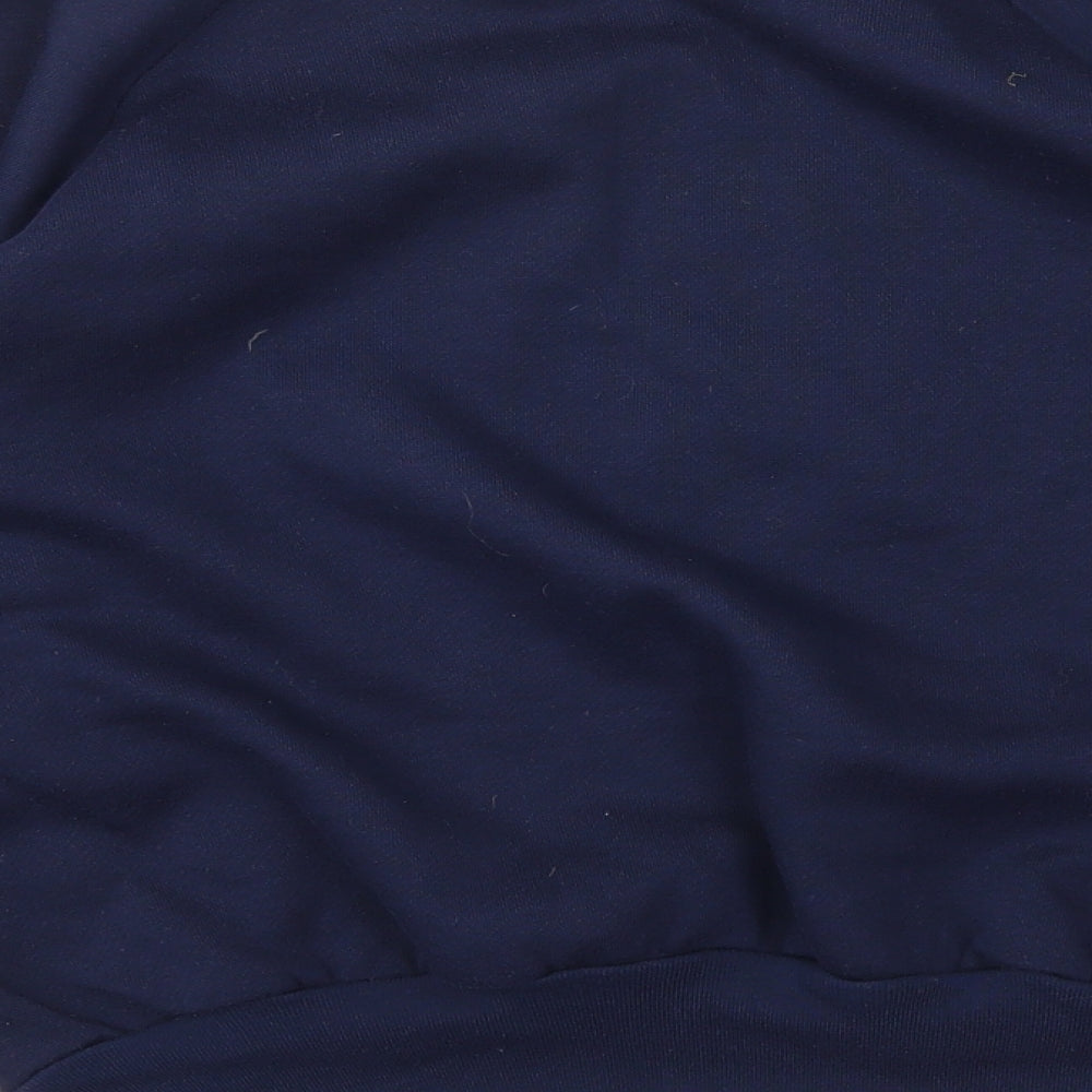 POPPY Womens Blue Animal Print Pullover Jumper Size L