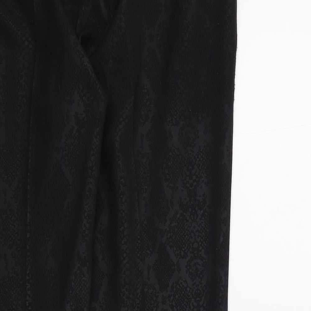 Primark Womens Black Trousers Size 10 L27 in