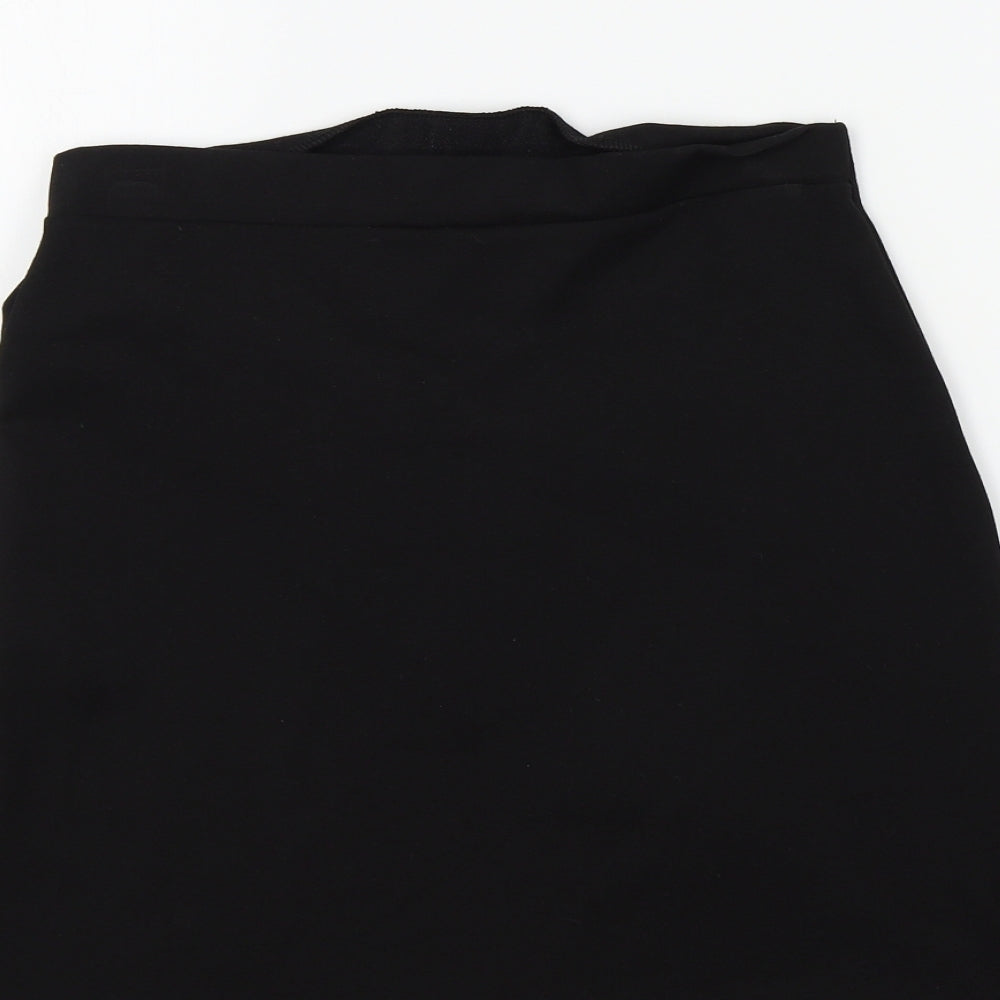 River Island Girls Black A-Line Skirt Size 11-12 Years