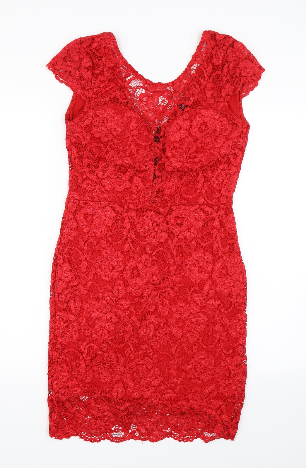 cameo rose red floral dress Cameo rose red floral off shoulder dress bought from