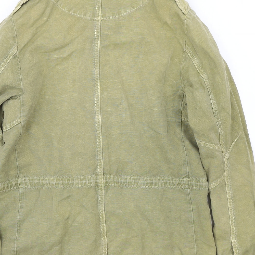 Topshop Womens Green Jacket Size 8