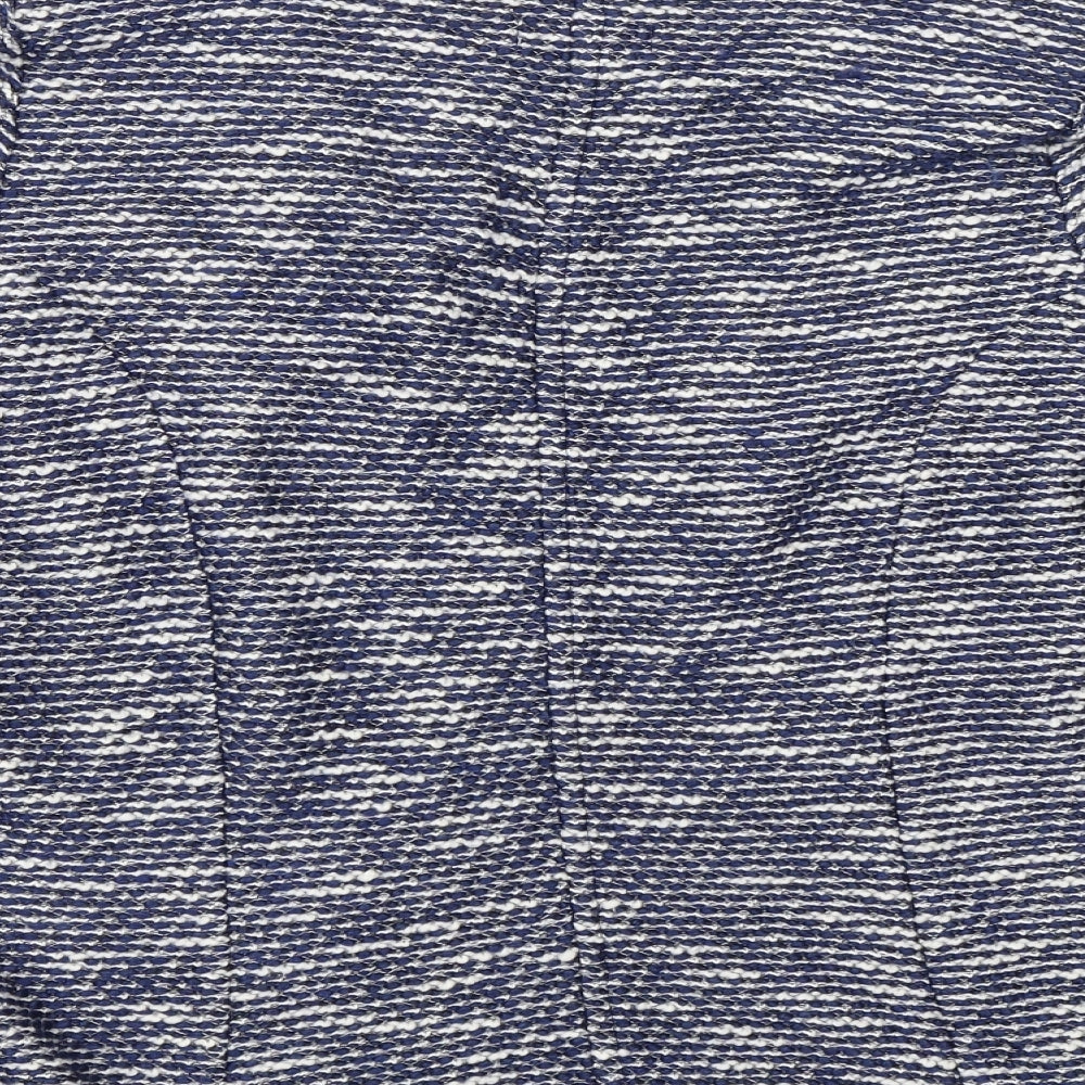 Papaya Womens Blue Knit Cardigan Jumper Size 16
