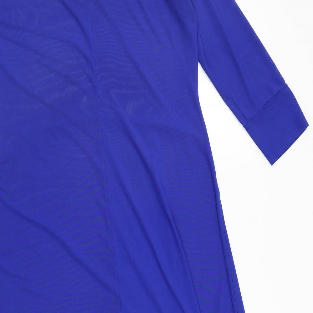 Debenhams Womens Blue A-Line Size 12 - washable mark