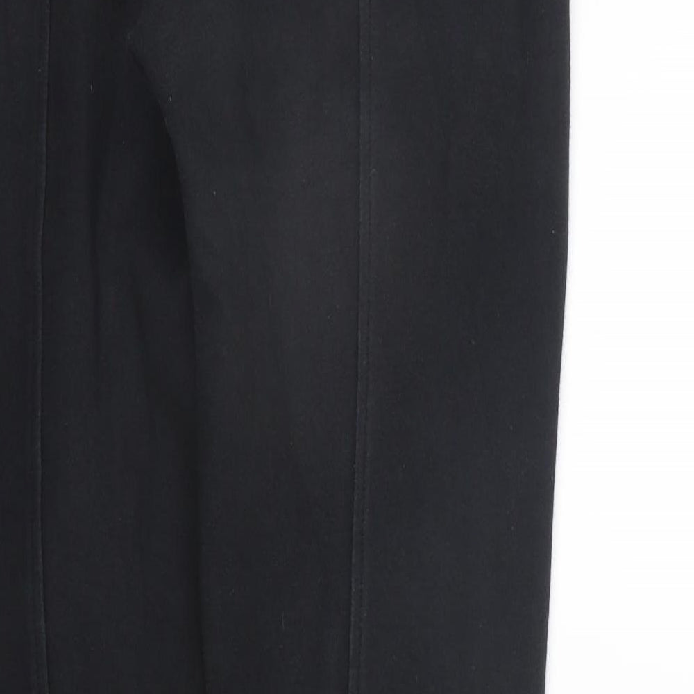 Life Style Womens Black Jogger Trousers Size 30 in L28 in