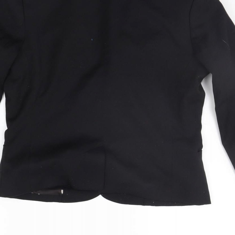 Divided Womens Black Jacket Suit Jacket Size 10