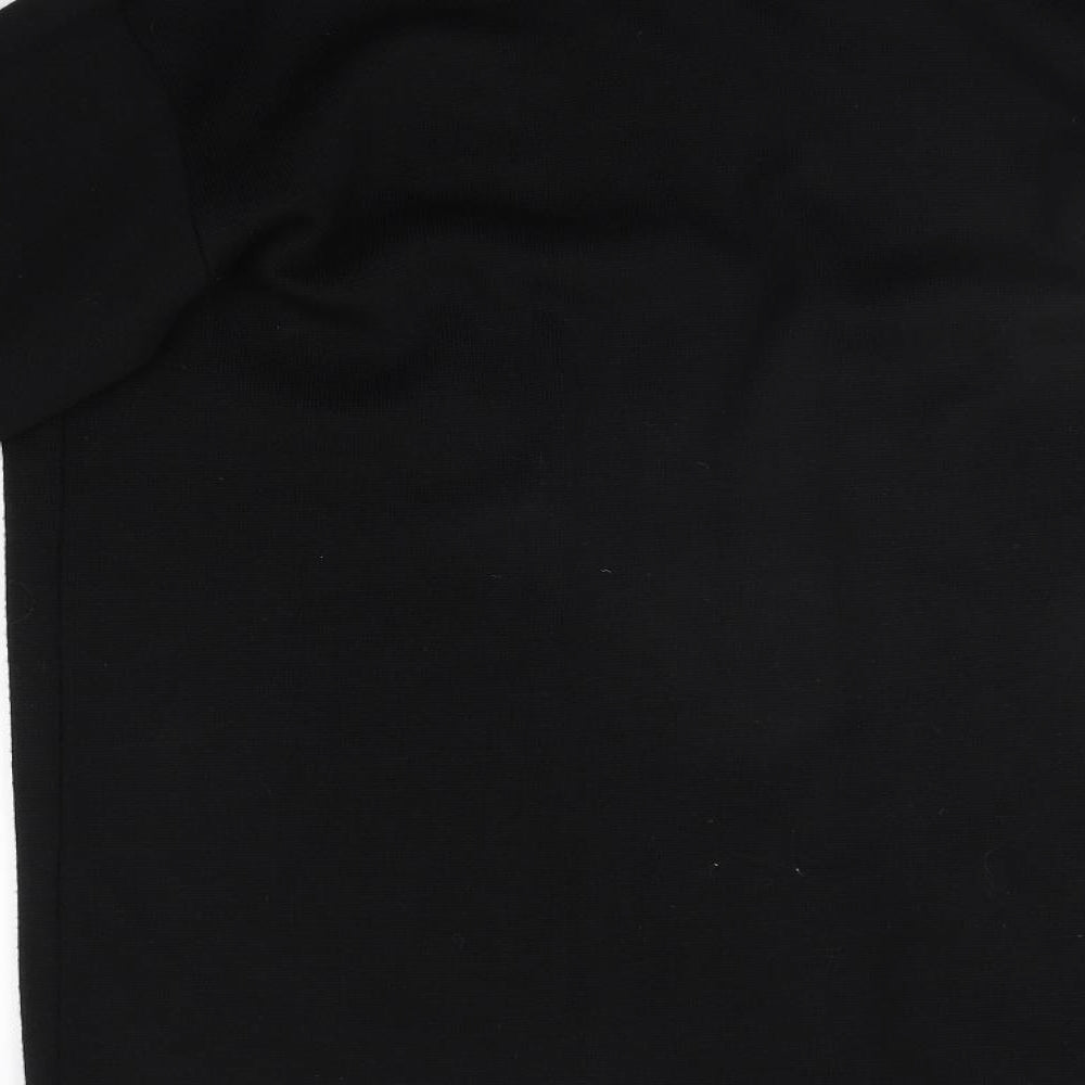 EmberJen Womens Black Geometric Cardigan Jumper Size S