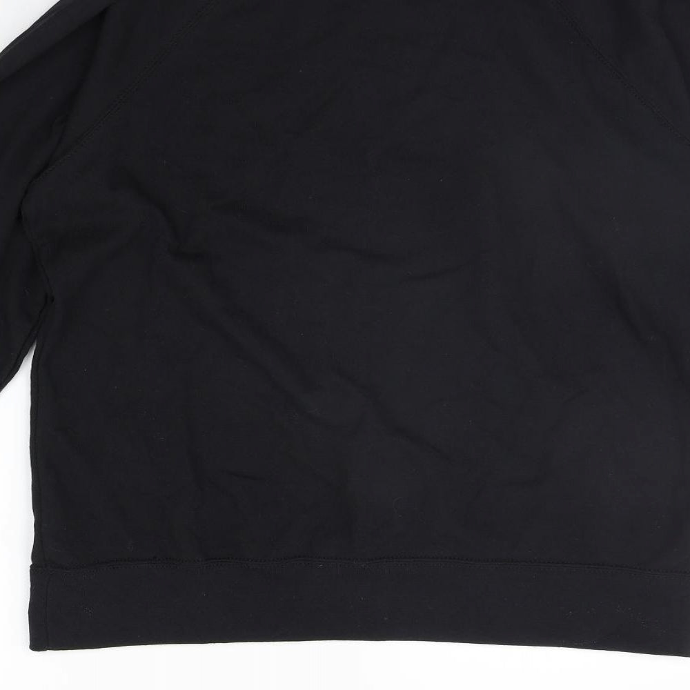 Fruit of the Loom Womens Black Pullover Jumper Size XL