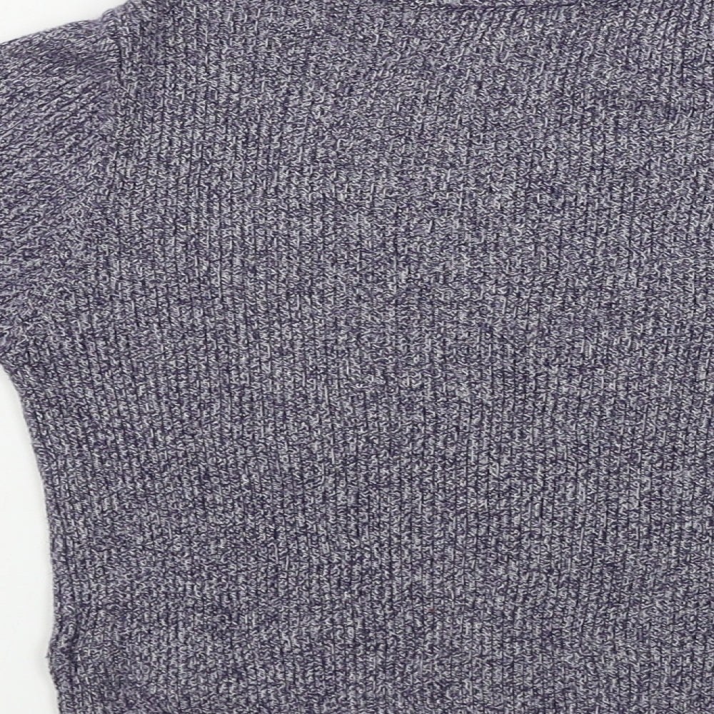 Topshop Womens Blue Basic T-Shirt Size 8