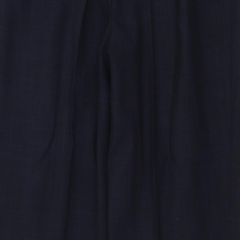 Marks & Spencer Womens Blue Trousers Size 14 L26 in