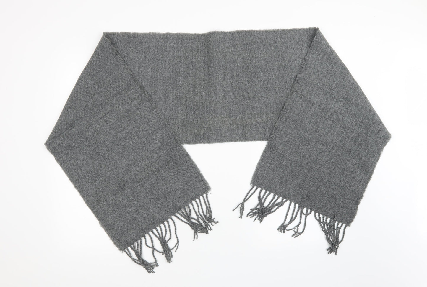Preworn Unisex Grey Knit Scarf