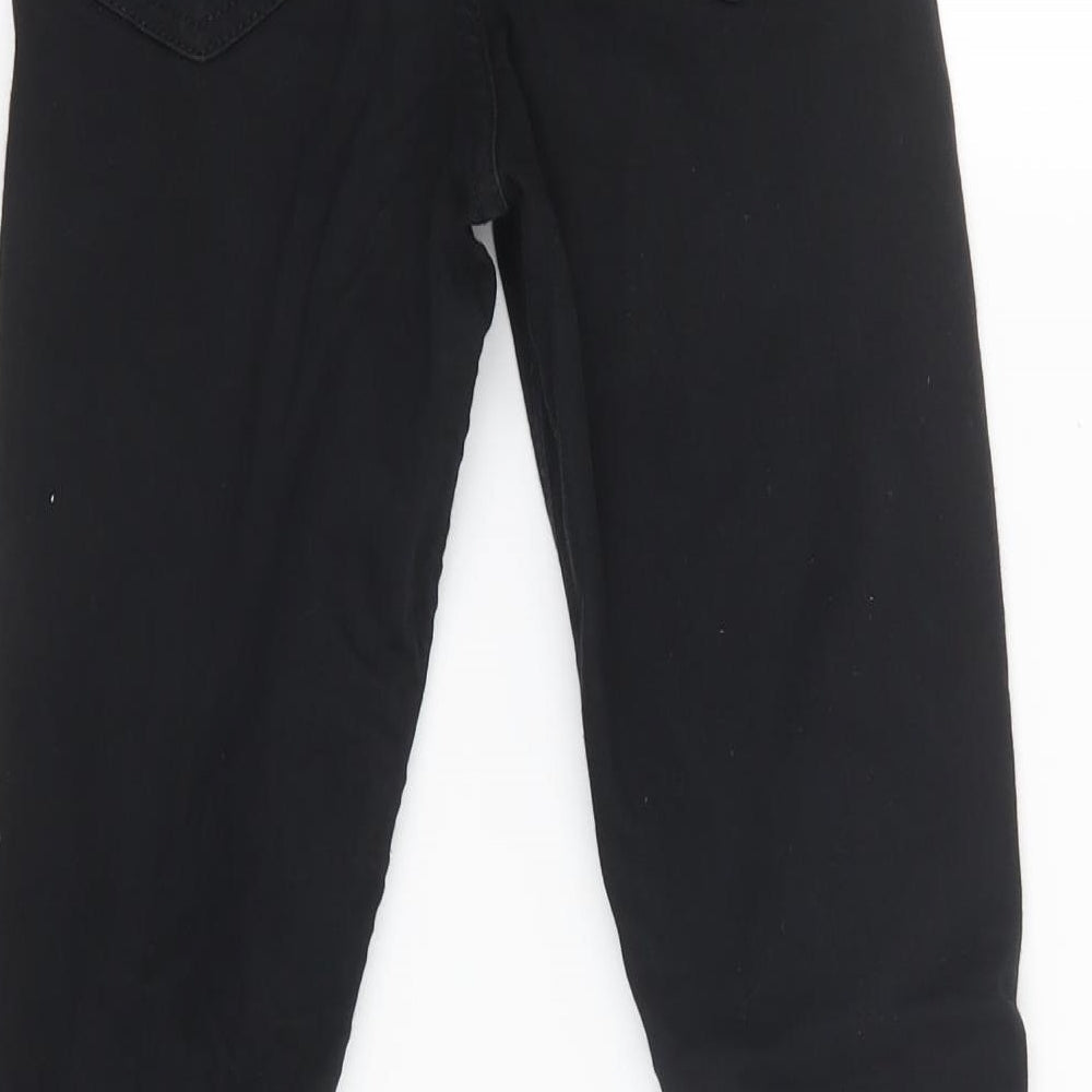 Topshop Womens Black Skinny Jeans Size 25 in L30 in