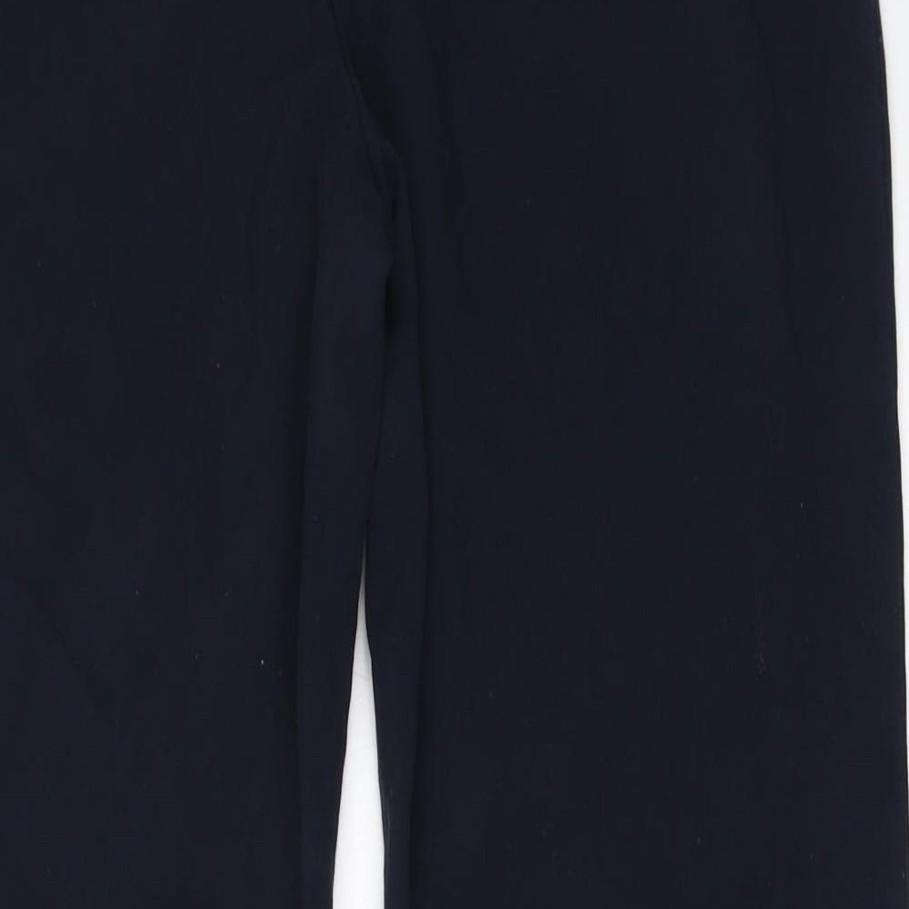 Marks and Spencer Womens Blue Trousers Size 12 L26.5 in