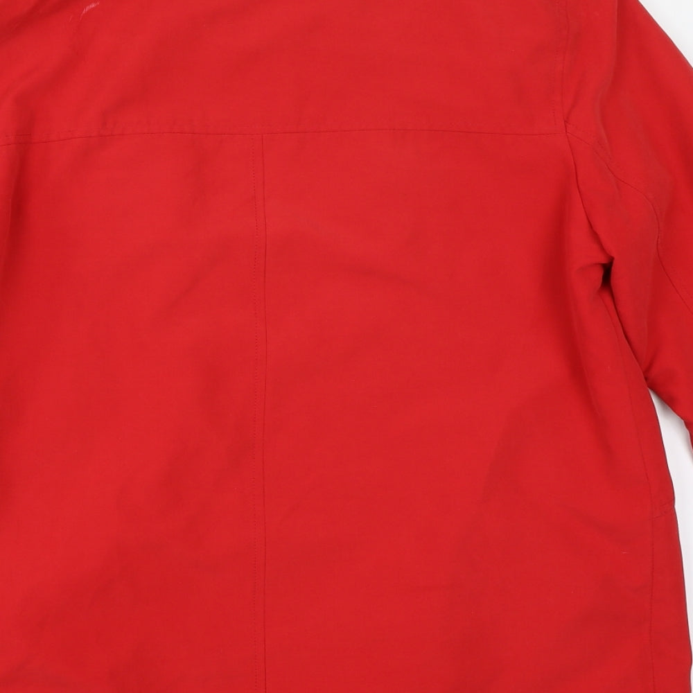 Zerimar Womens Red Overcoat Coat Size M