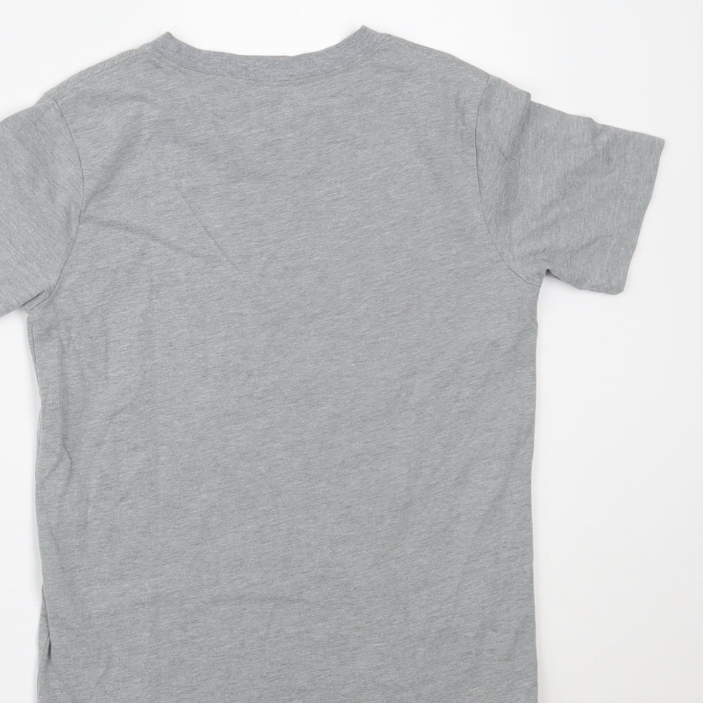 Preworn Boys Grey Pullover Polo Size S
