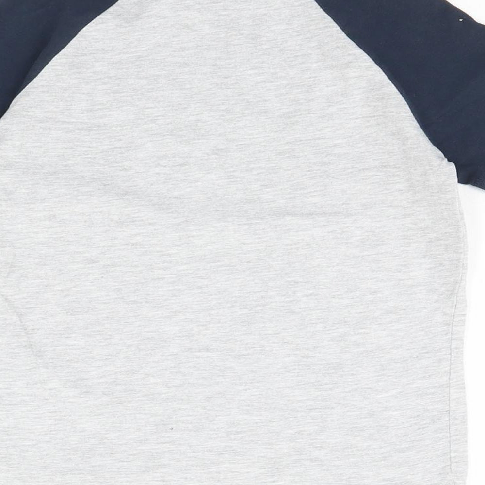 Next Boys Grey Basic T-Shirt Size 4 Years