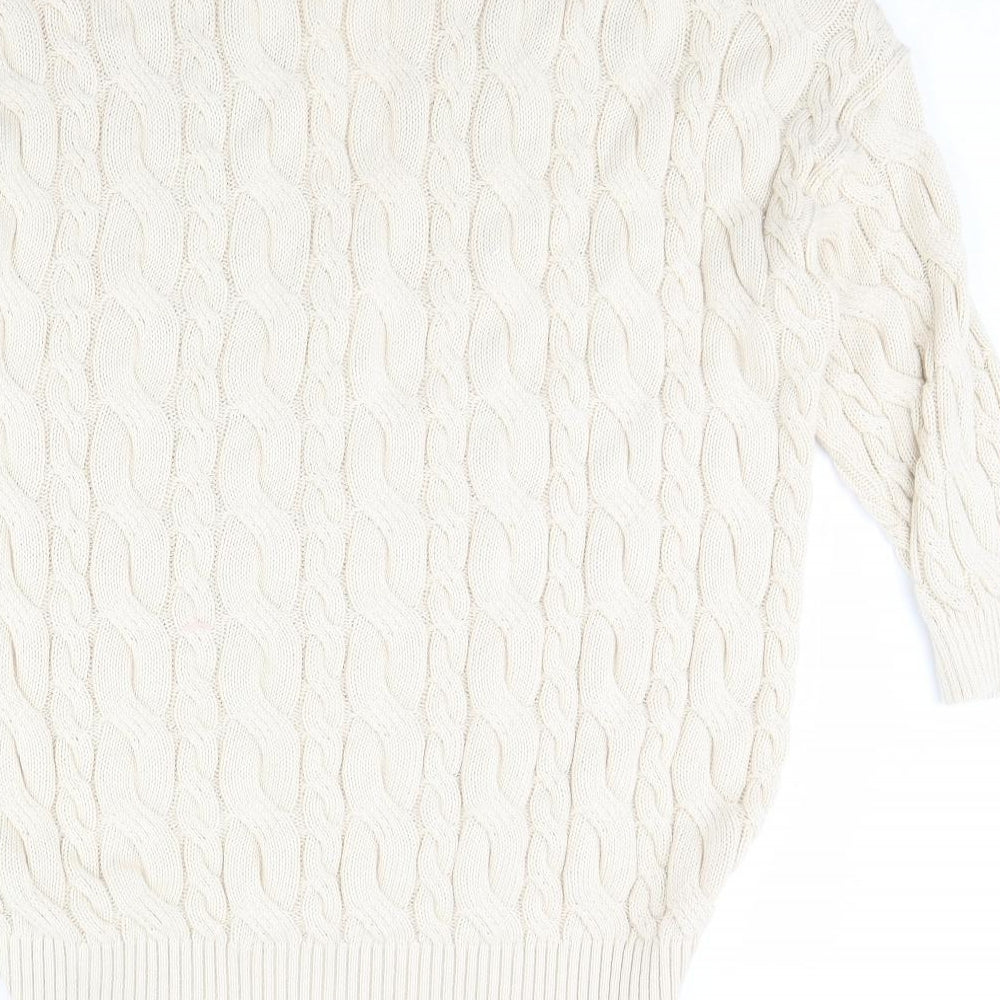 STR Womens Ivory Cardigan Jumper Size M