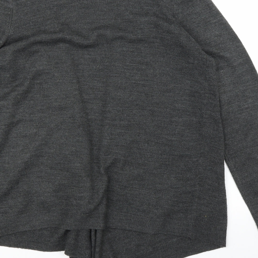 George Womens Grey Cardigan Jumper Size 14