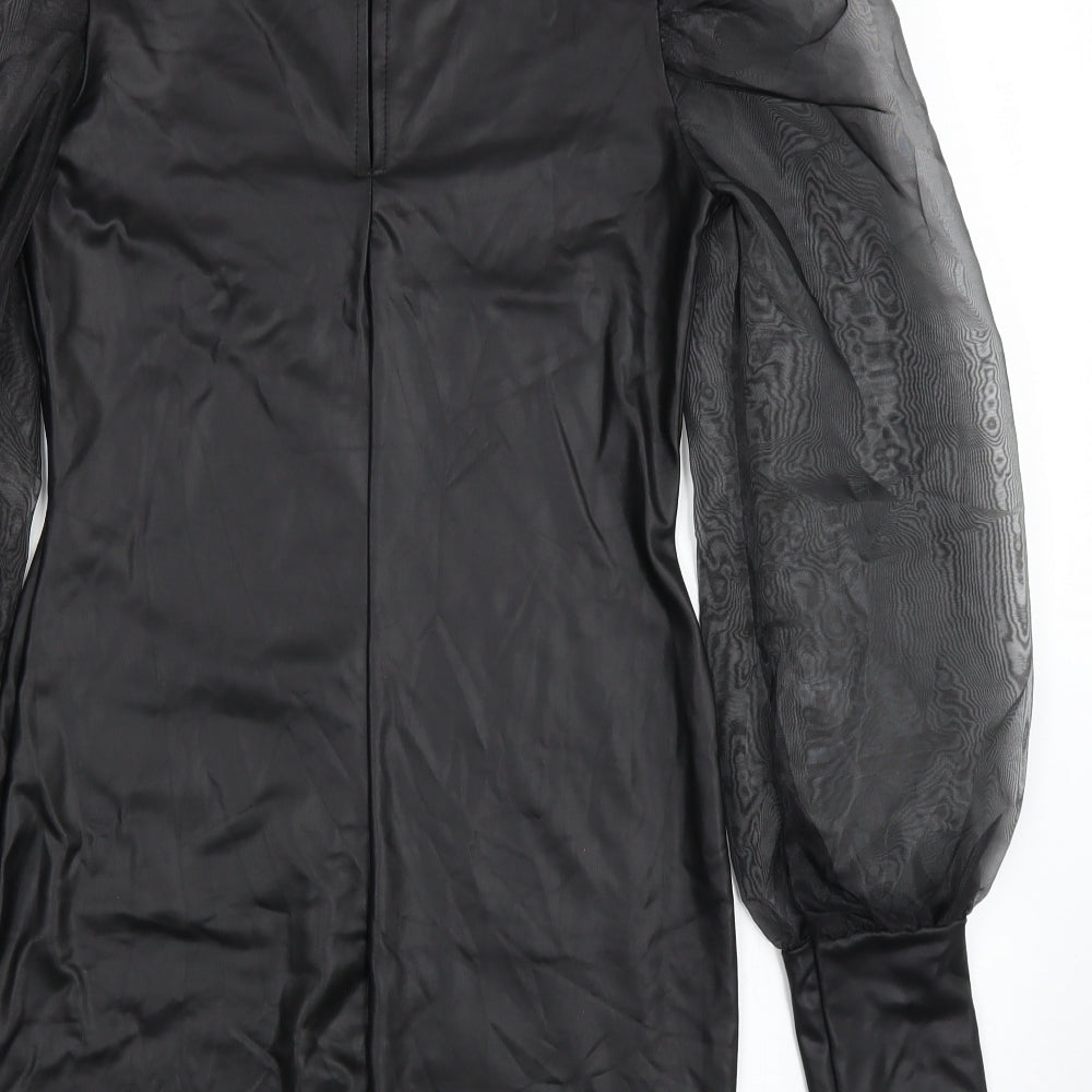 Edge Street Womens Black A-Line Size 8